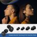 Earplugs for Concerts | High Fidelity Noise Cancelling Silicone Ear Plugs with 4 Pairs of Tips - Perfect for Festivals Drummers DJS & Sports Events (Black - Buy Online on GoSupps.com