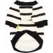 Zweitea Dog Shirts for Small Dogs - Summer Striped T-Shirts Soft Cotton Puppy Clothes Heart Sweatshirts Chihuahua Yellow Pullover - Buy Online on GoSupps.com