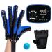 Rehabilitation Robot Gloves Both Hand Stroke Hemiplegia Finger Training Device Finger Orthosis for Long-Term Relief of Hand Dysfunction(Size:M Size Color:Blue-Left) M size blue-left