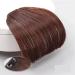 Bangs Hair Clip Synthetic Air Bangs Hair Extensions Wispy Bangs Clip Girls Natural Bangs Hair Piece Clip Hair Extension Wig Curved Bangs Bangs Clip in Hair (Color : 1B/30HL)