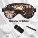 SSIMOO Hot Coffee Eye Mask - Double-Sided Coffee Bean Print Soft & Light Blocking for Better Sleep - Buy Online on GoSupps.com