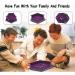 Purple PU Leather Dice Tray Holder for DND, RPG, MTG Games - 6 inch - Buy Online on GoSupps.com