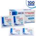 Iodine Prep Solution Pads 10% Povidone Iodine Swabs - 100 Count | Antiseptic Surgical Wipes for Wound Care & First Aid - Buy Online on GoSupps.com