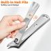 Heavy Duty Nail Clippers for Men - Ultra Sharp Ingrown Toenail Clippers for Thick Nails with Wide Opening - Perfect for Seniors - Buy Online on GoSupps.com