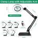 10x Magnifying Glass with Light | Illuminated LED Magnifying Lamp for Hobbies & Repairs 5 Color Modes Square Base Real Glass - Buy Online on GoSupps.com