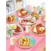 Nkaiso 126 Piece Party Tableware Rainbow Colors Theme Kids Birthday Decoration Party Accessories Set Birthday Paper Cups Paper Plates Napkins for Wedding Shower Engagement Wedding-25 Guests - Buy Online on GoSupps.com