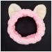 Face Wash Headband Multiple Styles Cute Elastic Cat Ears Headbands for Women Girls Makeup Face Washing Headband Hairdo Headwrap Hair Accessory Headband For Washing Face(TS14-Pink)