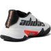 adidas Men's Barricade 12 Racquetball Shoe - White/Core Black/Solar Red (Size 8) - Buy Online on GoSupps.com