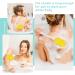 3 Long Handle Bath Sponges 22.4'' Lightweight Back Washer Handled Butt Scrubber - Yellow Sponge - Buy Online on GoSupps.com