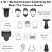 SURKER Electric Back Shaver & Body Grooming Kit - Cordless Hair Clipper for Men with Adjustable Handle - Waterproof and Multi-functional - Buy Online on GoSupps.com