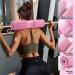Kcross Barbell Squat Pad Set for Women - Includes 7Pcs Pad, Ankle Straps, Resistance Bands, Carry Bag - Pink Gym Equipment Accessories - Buy Online on GoSupps.com
