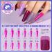 Teenitor Long Coffin Nails Full Cover | 18 Colors Long Press On Nails with Nail Glue | Acrylic Fake Nails for Women - Buy Online on GoSupps.com