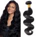 12 Bundle Brazilian Body Wave Human Hair Extensions - 100% Virgin Natural Black Weave - Buy Online on GoSupps.com