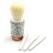Bling Rhinestones Mini Makeup Brush Set - 4 in 1 Portable Silver Brushes for Eyes & Face | International Shipping Available - Buy Online on GoSupps.com