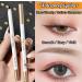 Non-smudging Waterproof Long-lasting Eyeliner Pencil Quick Drying Long Lasting Waterproof and Sweat Proof Eyeliner Extra Fine Eyeliner with Sharpener (01#Natural Brown*2) - Buy Online on GoSupps.com