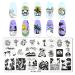 Summer Nail Stamp Template Kit - 4 Pcs Dolphin Starfish Coconut Leaf Stamping Plates Set | Nail Art Templates with Stamper & Scraper | Manicure Supplies - Buy Online on GoSupps.com