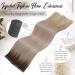 LAAVOO Invisible Tape Hair Extensions - Real Virgin Blond Balayage Light Brown Ombre Seamless #9A/10.5G 55CM 5PCs - Premium Quality Hair Extensions - Buy Online on GoSupps.com