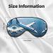 Airplanes Print Double-Sided Eye Mask | Soft Light-Blocking Sleep Mask for Restful Sleep | Shop Worldwide - Buy Online on GoSupps.com