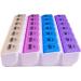 Apex 7-Day Mediplanner Pill Organizer | Weekly Color-Coded Easy-Open | Organize Medications & Vitamins for AM PM Evening & Bedtime International Shipping Available - Buy Online on GoSupps.com