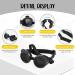 Stylish Panda UV Glasses for Small Dogs - Eye Protection & Windproof Cat Glasses - Buy Online on GoSupps.com