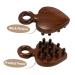 Buy Sewoart Wooden Scalp & Curly Hair Comb | Comfortable Portable Massage Comb for Women | No Static Durable Design | 12.10x8.50cm Brown - Buy Online on GoSupps.com