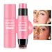 3 Pcs Contour Highlighter Blush Sticks Set with Brush - Waterproof Longwear Makeup Kit with Highlighter, Bronzer Pen & Cream Blush - Buy Online on GoSupps.com