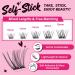 Self Adhesive Eyelashes 40Pcs Begonia D-10-18mix - Easy to Apply, No Glue Needed - Buy Online on GoSupps.com