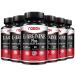 Rasav 6 Pack Nitric Oxide Booster Supplement - L-Arginine L-Citrulline and Beta Alanine Blend for Energy Performance Endurance and Muscle Support - 60 Capsules