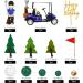 DRWATE Golf Cake Toppers Golf Carts Clay Golf Figurine Cake Decorations with Green Gold Balls Red Flag Trees for Golf Party Sport Theme Party Birthday Party Supplies (01) - Buy Online on GoSupps.com