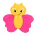 Toyland Baby and Toddler Teething Toys - Various Designs - 3m+ (BUTTERFLY PINK/ORANGE)