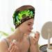 Funny Frogs Coral Velvet Dry Hair Cap | Ideal for Home Travel & Pool Parties - Buy Online on GoSupps.com