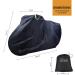 Rockoo Waterproof Bike Cover for 2 Bikes | Heavy Duty 190T Nylon, UV Protection, Dustproof | Lock Holes, Storage Bag | Ideal for Mountain & Road Bikes, Black - Buy Online on GoSupps.com