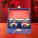 Baoding Balls 3 Pack Set with Storage Box - Durable Stress Relief Balls for Kids & Elderly - Blue - Buy Online on GoSupps.com