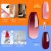 YTD Likomey Color Changing Gel Nail Polish 15ml - Burgundy Red to Nude Pink - Thermal Mood Temperature Change - UV Salon Quality for Autumn/Winter Manicure - Buy Online on GoSupps.com