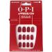 OPI xPRESS/ON Press on Nails | Short Round Solid Nail Art Press On Nails | With Nail Glue | Long Lasting Reusable Non-damaging Big Apple Red