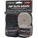 Meister Elite 180" Premium Adult Hand Wraps for MMA & Boxing - 2 Pair Pack w/Mesh Bag Black & Vintage Ivory