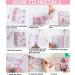 SZHTSWU 20 Sheets 40 Pockets 3 Inch Mini Photo Album in Loose Leaf Refillable 3-Rings Transparent Photocard Binder Kpop Photocard Holder Book with Cute Pendant for Picture Cards Storage (Pink Rabbit) - Buy Online on GoSupps.com