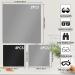 8-Piece Microfiber Cleaning Cloth Set for Glasses Screens & Cameras - 4 Black 2 Gray (20x20 cm) & 2 Gray (30x30 cm) | International Shipping Available - Buy Online on GoSupps.com