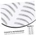 Housoutil 12 Sheets Waterproof Eyebrow Stickers Temporary Brow Tattoos Men Imitation Eyebrow Template 6d Hair 21x15cm Black - Buy Online on GoSupps.com