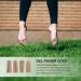 FOMIYES Cot Toe Sleeves 2 Pairs - Finger Cap Cushions for Hammertoes, Blisters, Calluses - Nylon Cover with Silicone Protectors - Buy Online on GoSupps.com