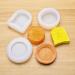 HOMSFOU 2pcs Cake Mold Muffin Molds Baking Tools Silicone Cookie Mold Cookie Cake Pan Muffin Liner Fondant Creative Baking Molds Baking Supplies Egg Tart Paper Cup Candy Candle Chocolate White 9X8X2.6CM - Buy Online on GoSupps.com