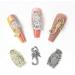 FEIlei Embossed Nail Charms 3D Scorpion Nail Art Accessories for DIY Nail Art Design Nail Art Decoration Jewelry Making - Buy Online on GoSupps.com