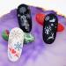 NICENEEDED 15 Sheets Christmas Theme Nail Art Stickers Water Transfer Stickers Nail Art Decals With Tweezer Plastic Cuticle Pusher Scissors For DIY Nail Decoration(Style 2) - Buy Online on GoSupps.com