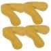 4 Pairs Anti Drop Heel Sticker Heel Pads for Shoes Liners Heel Inserts for Women Heel Grips for Womens Shoes Make Shoes Tighter Comfort Insole Women's Shoes 4d High Heel Yellow 10.10X3.60X0.30CM