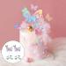 12 Pcs Butterfly Cake Toppers 3D Butterfly Cupcake Topper Sequins Glitter Happy Birthday Cake Decoration for Baby Shower Birthday Party Supplies(Random Colors) - Buy Online on GoSupps.com