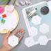 200 Count English Paper Hexagon Shapes Templates - 2 Inch White Quilting Templates for Sewing - Hexagon Piecing Paper for Quilting Supplies - Buy Online on GoSupps.com