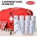 Premium Gauze Rolls 12pk - 3 Sizes (4x2, 4x3, 4x4) - 4.1yd Length - Individually Wrapped - Buy Online on GoSupps.com
