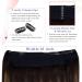 Vivien Wire Extensions - Real Hair Balayage #2/8/2 - Dark to Light Brown - 30cm 80g - Premium Quality International Shipping - Buy Online on GoSupps.com