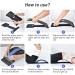 Blue Lumbar Support Back Massager Stretcher for Spine Pain Relief - Buy Online on GoSupps.com