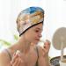 Quick-Dry Hair Towel Wrap with Button | Soft Towel Turban for Easy Hair Drying - Beach Starfish Shell Design - Buy Online on GoSupps.com